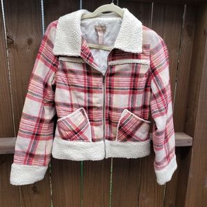 Forever 21 Plaid Trucker Jacket